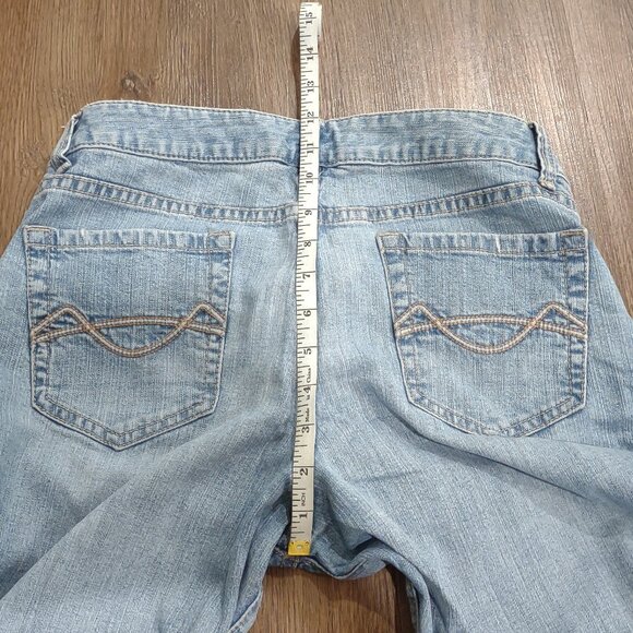 Vintage 2000s Mossimo Supply Co. Low Rise Boot Cut Blue Jeans - Size 6 - Picture 7 of 8